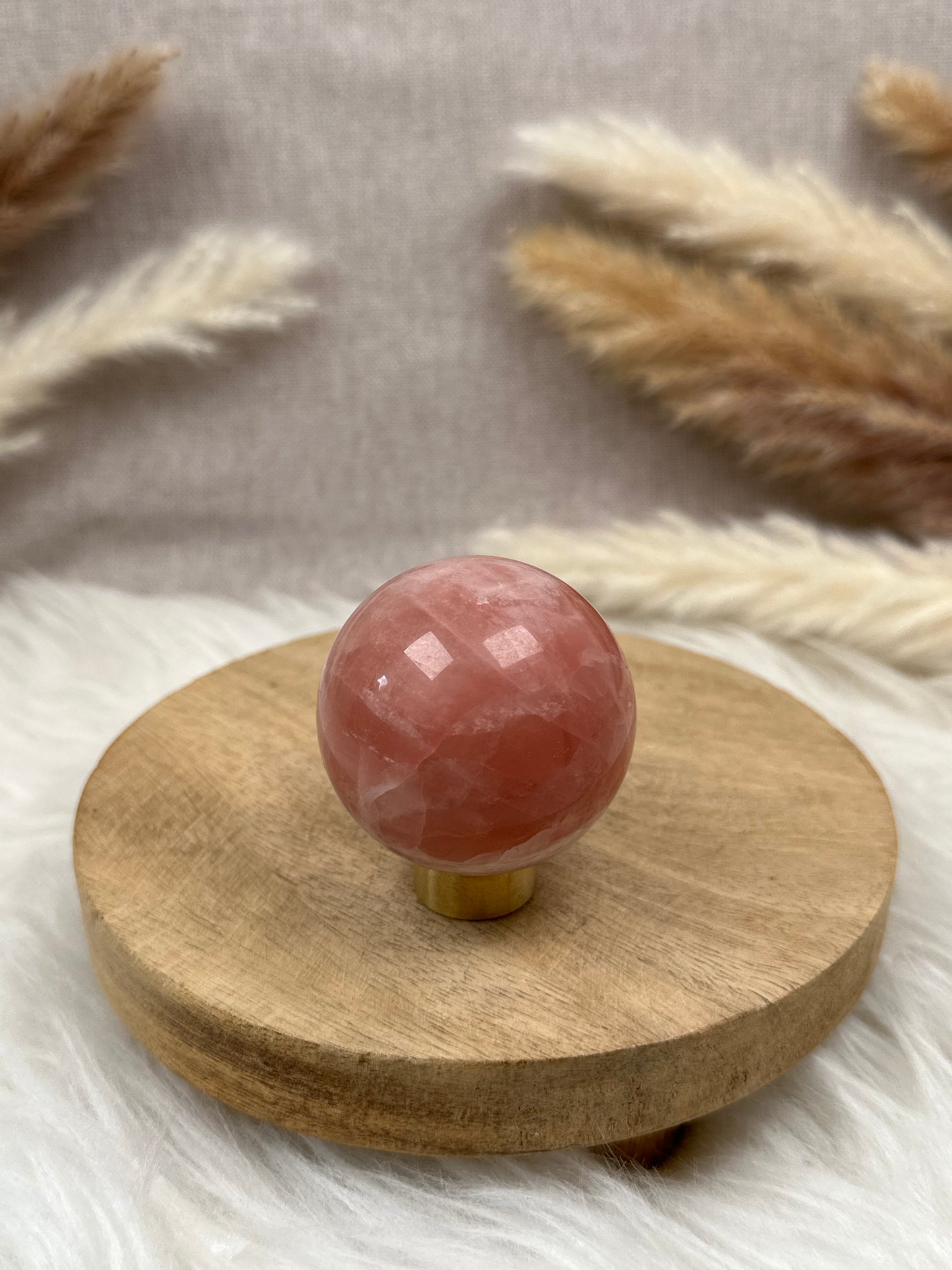 Rosa Calcit Kugel (2)