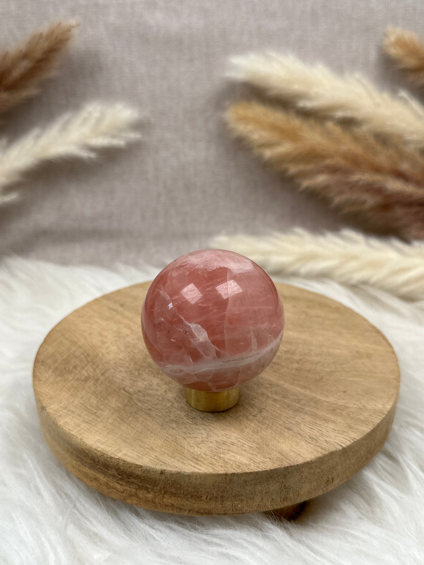 Rosa Calcit Kugel (2)