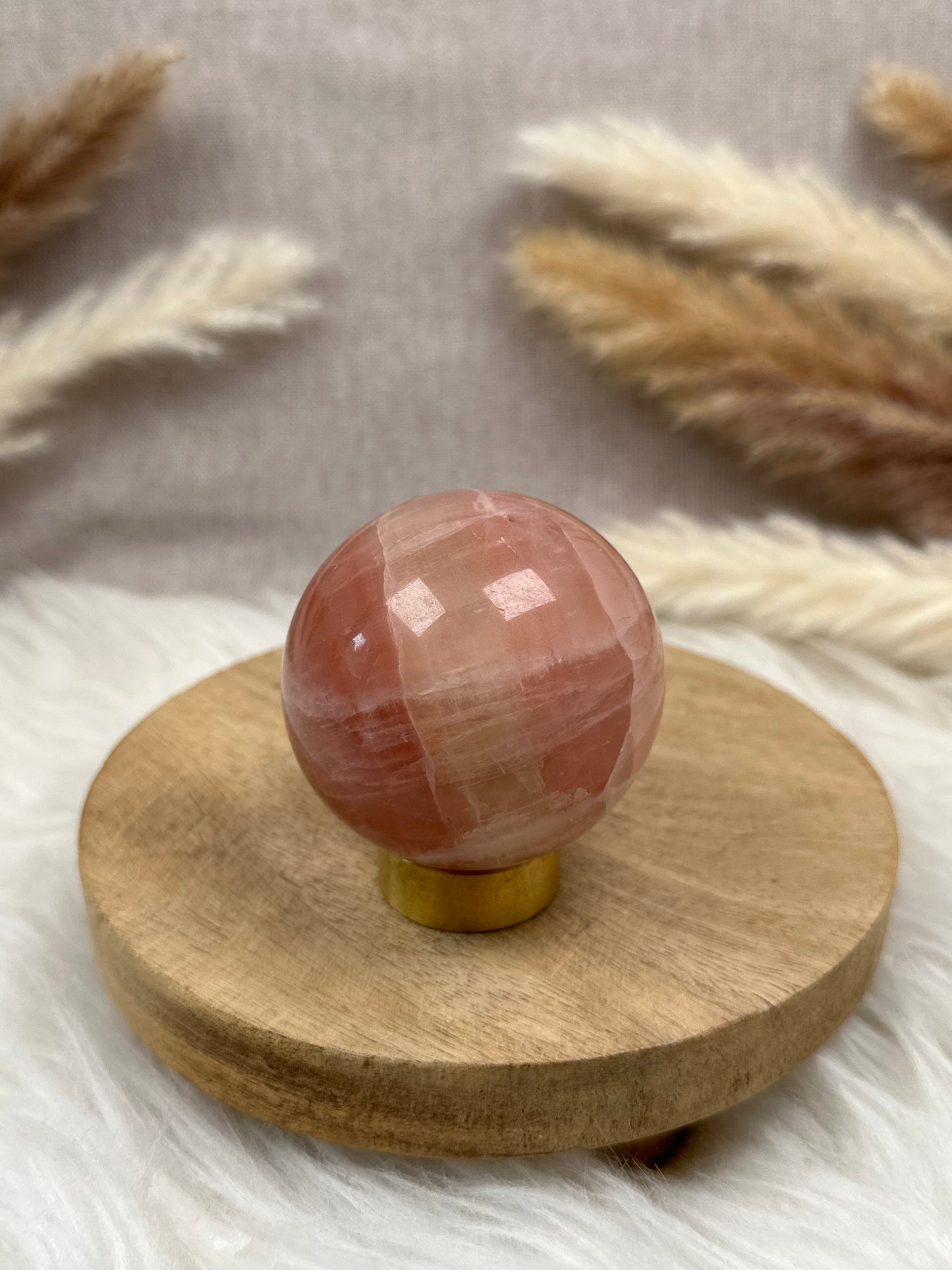 Rosa Calcit Kugel (5)