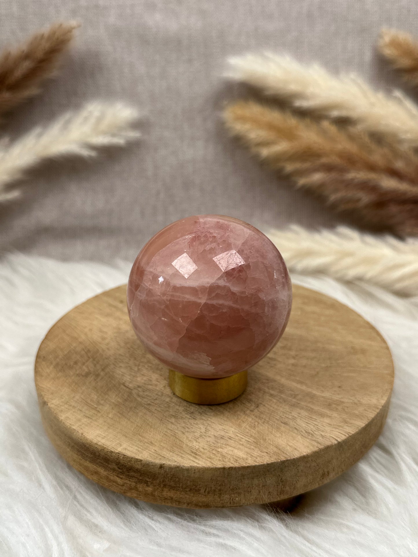 Rosa Calcit Kugel (5)