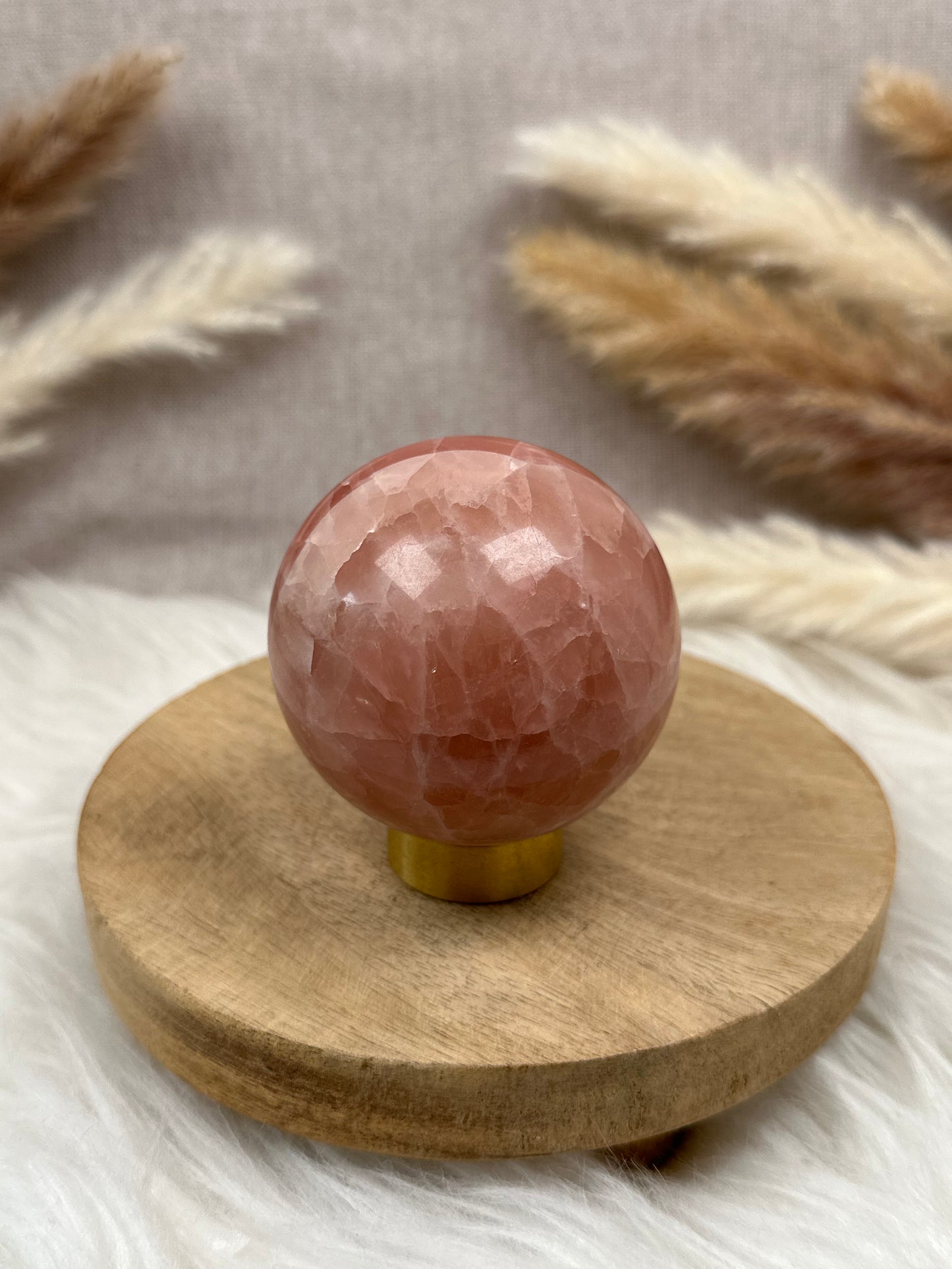 Rosa Calcit Kugel (6)