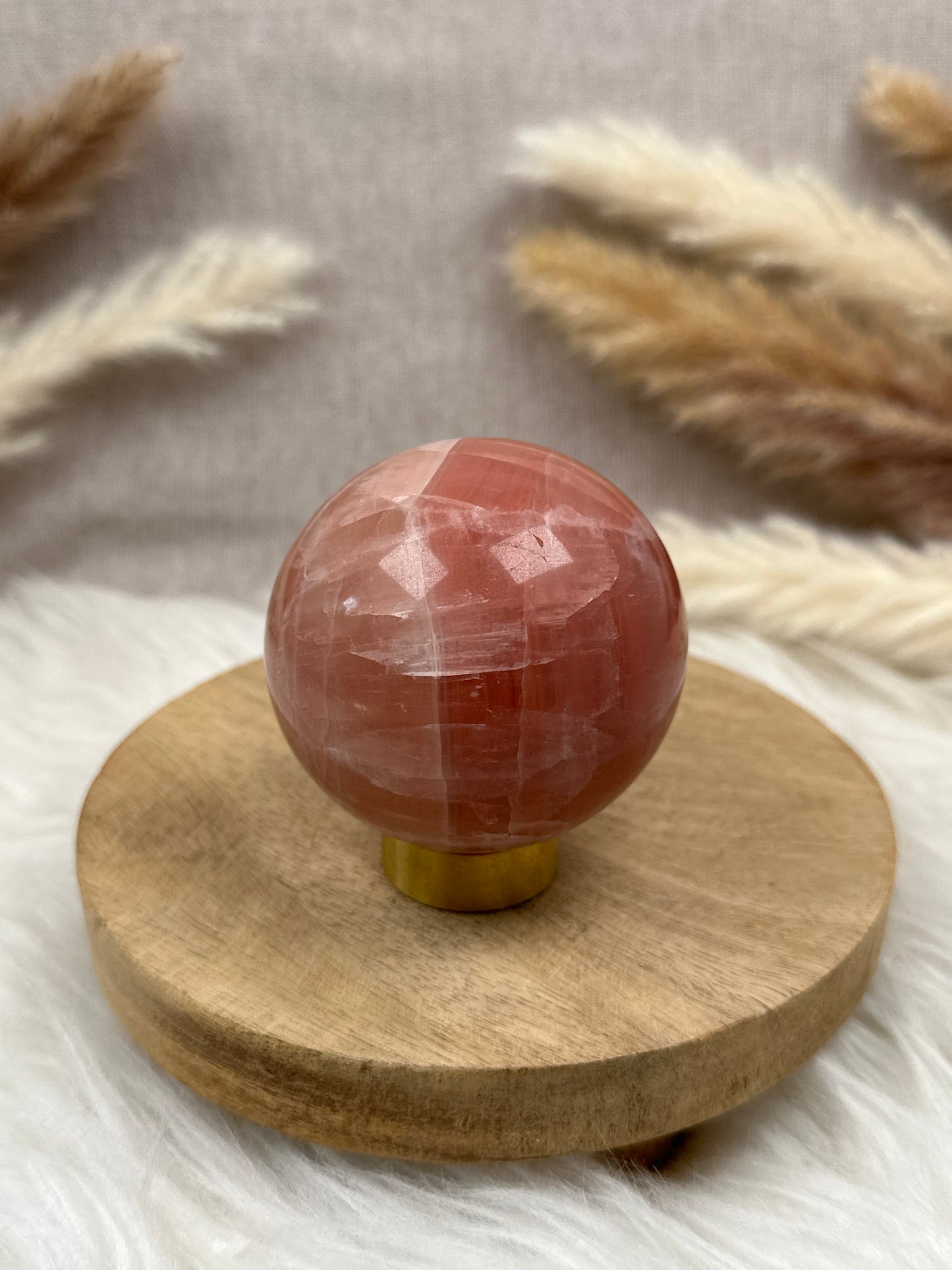 Rosa Calcit Kugel (6)