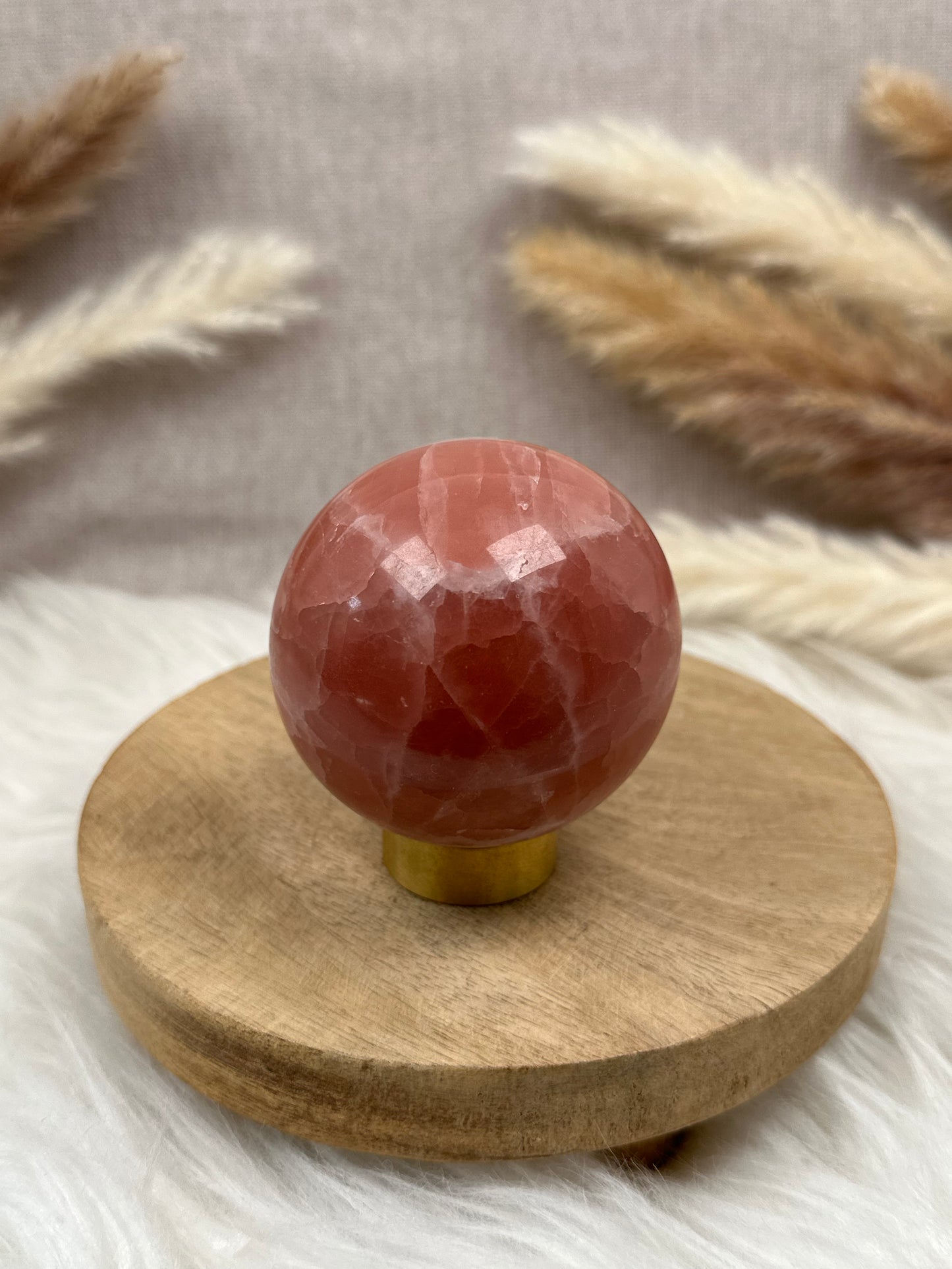 Rosa Calcit Kugel (6)