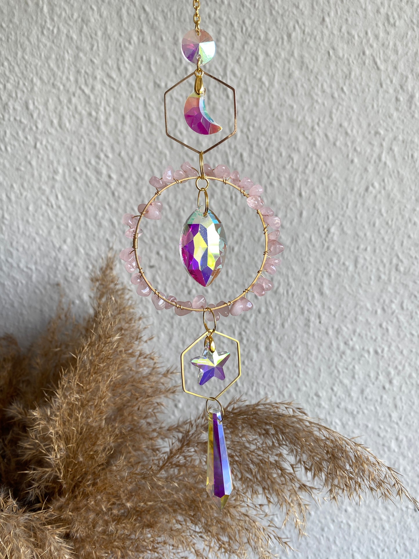 Sonnenfänger (8) mit Mond und Stern