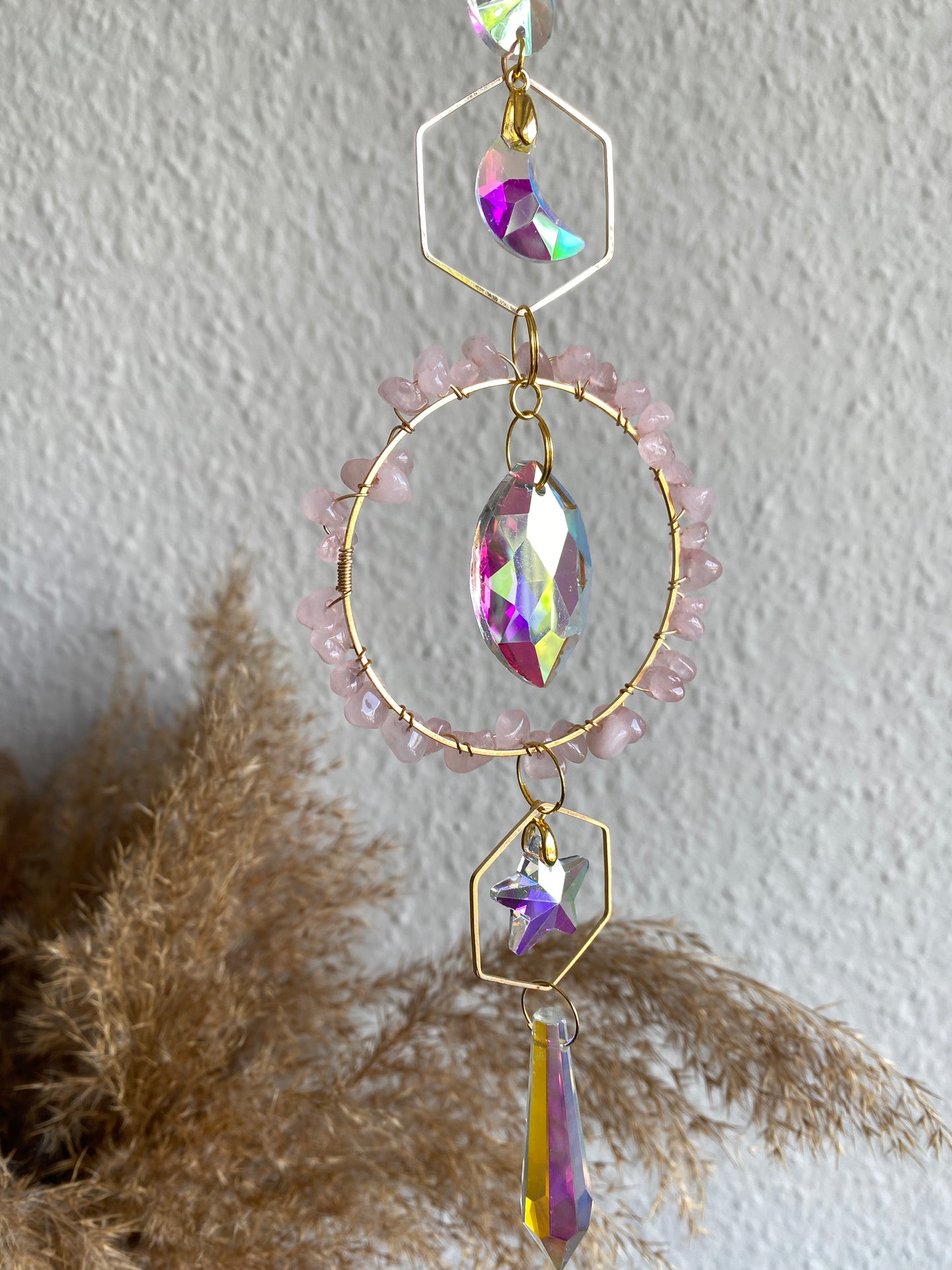 Sonnenfänger (8) mit Mond und Stern