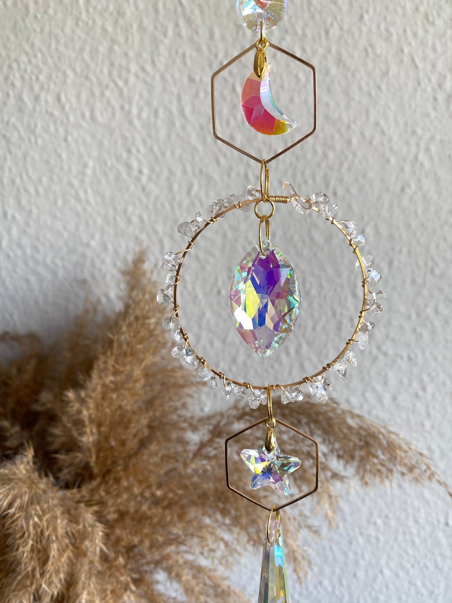 Sonnenfänger (8) mit Mond und Stern