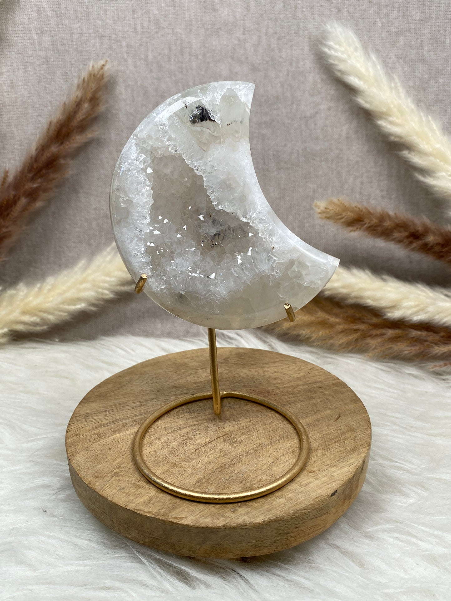 Quarz Mond auf Ständer (7)