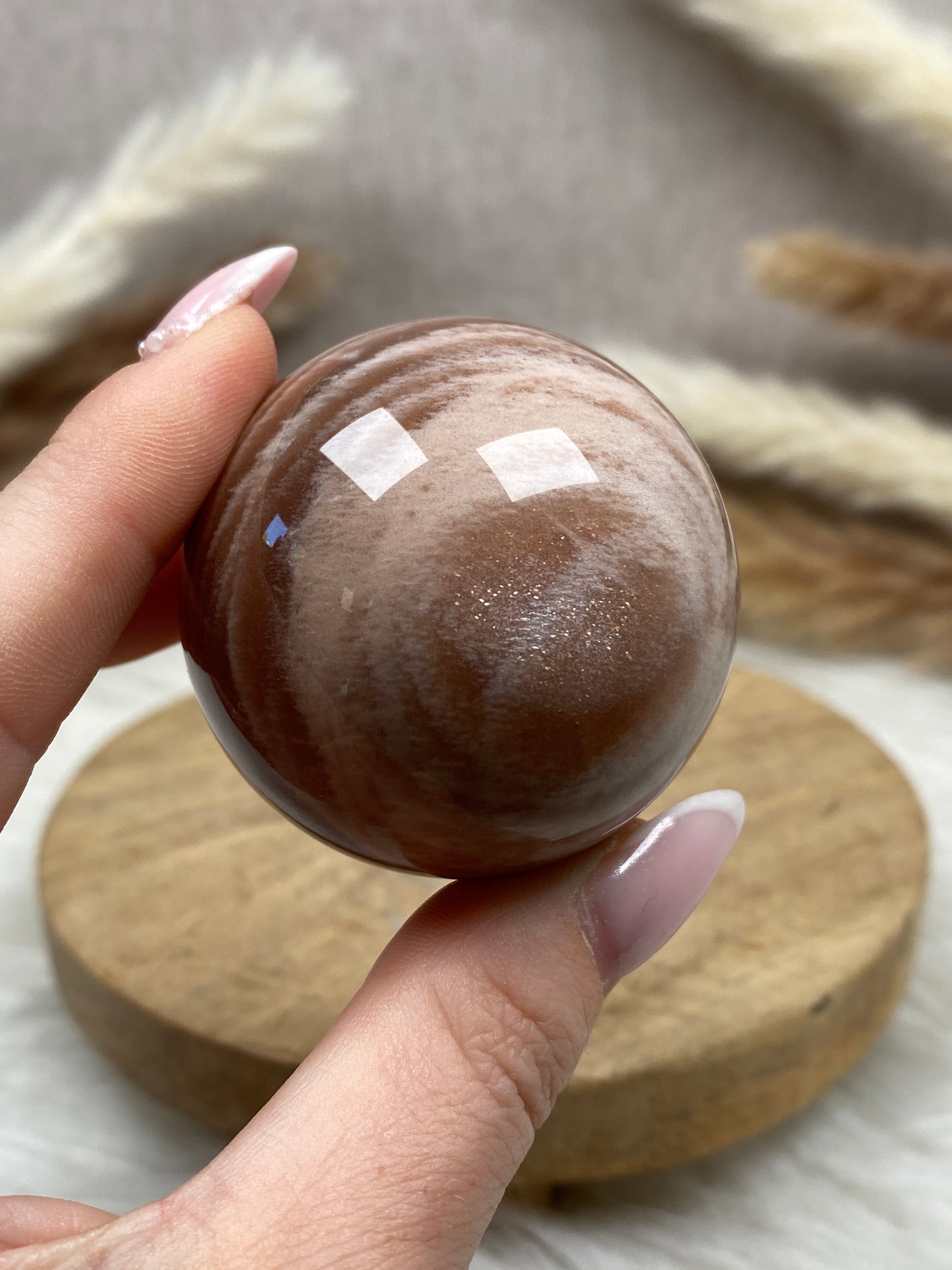 Sonnen-/Mondstein Kugel (4)