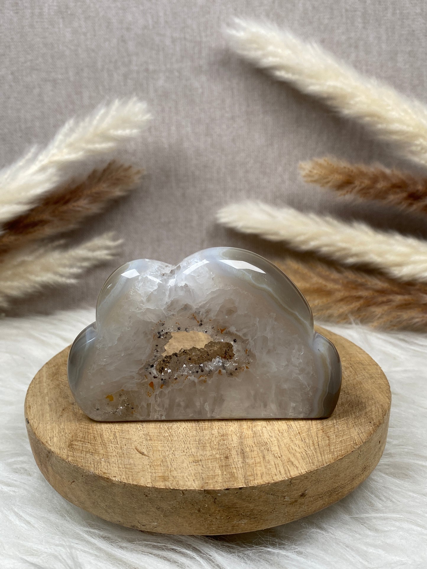 Quarz Wolke mit Druse (1)
