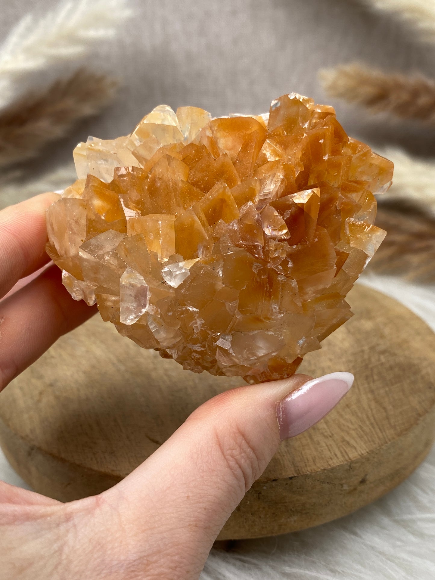 Orangencalcit Stufe (4)