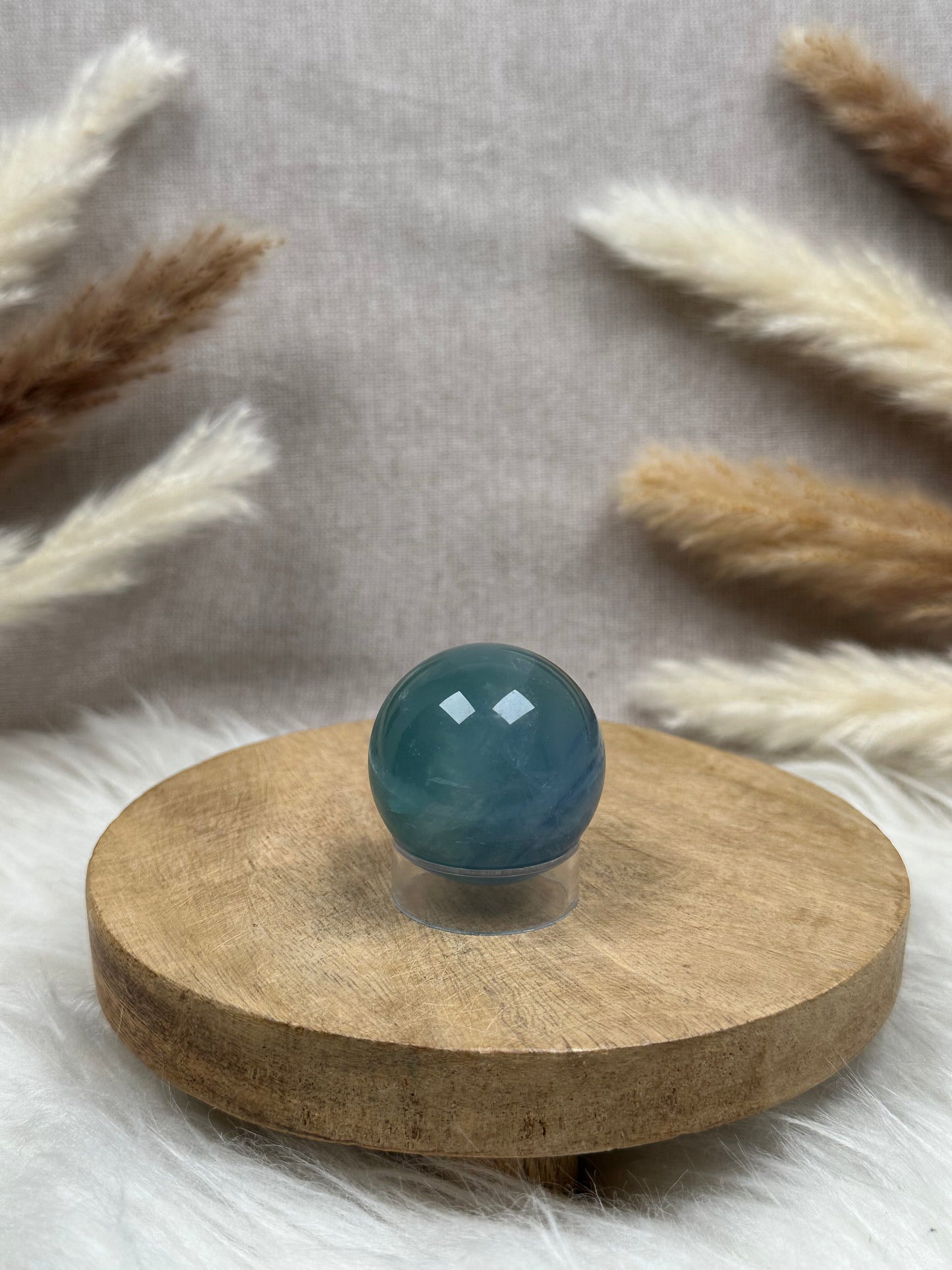 Blaue Fluorit Kugel (1)