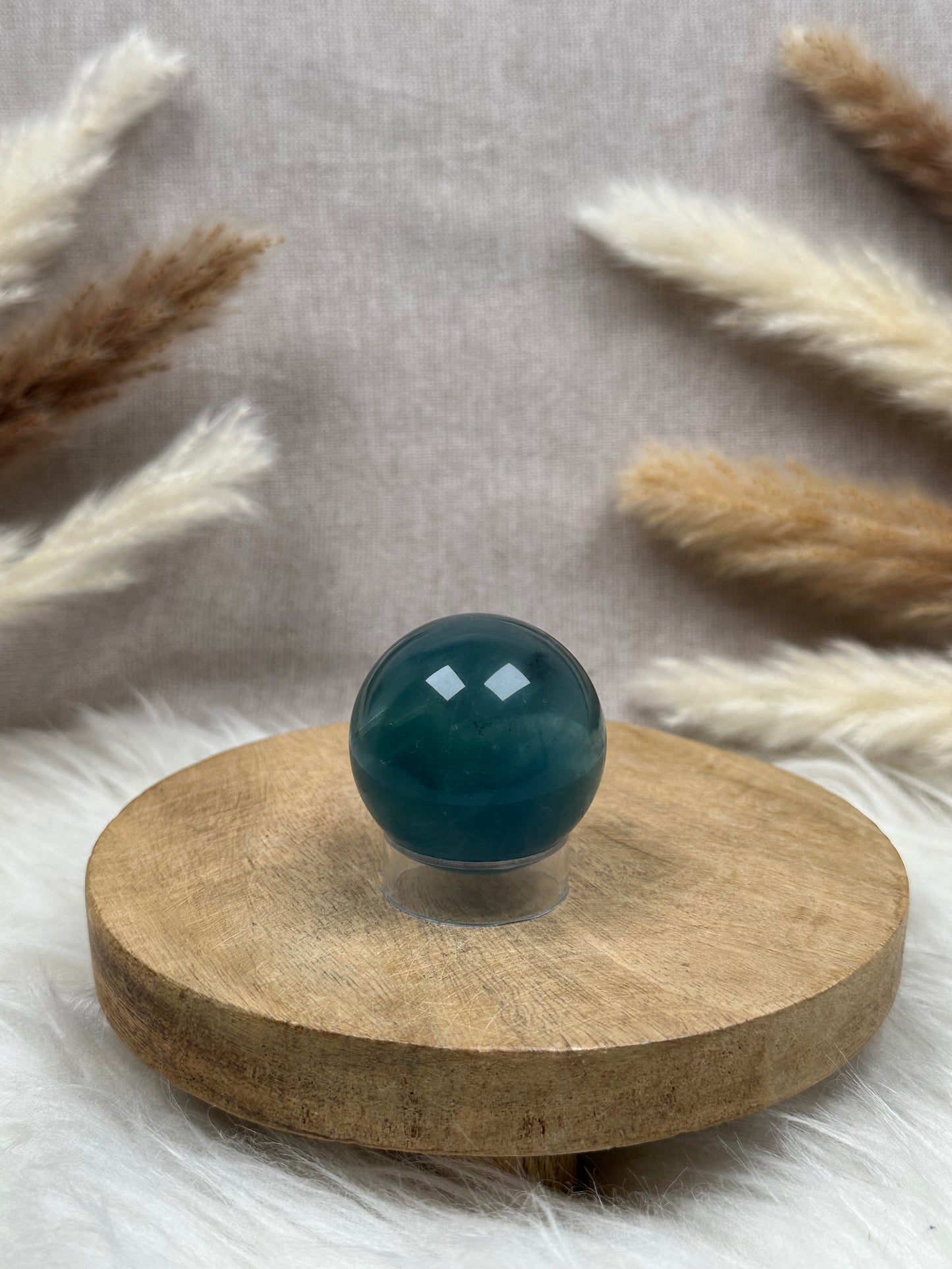 Blaue Fluorit Kugel (2)