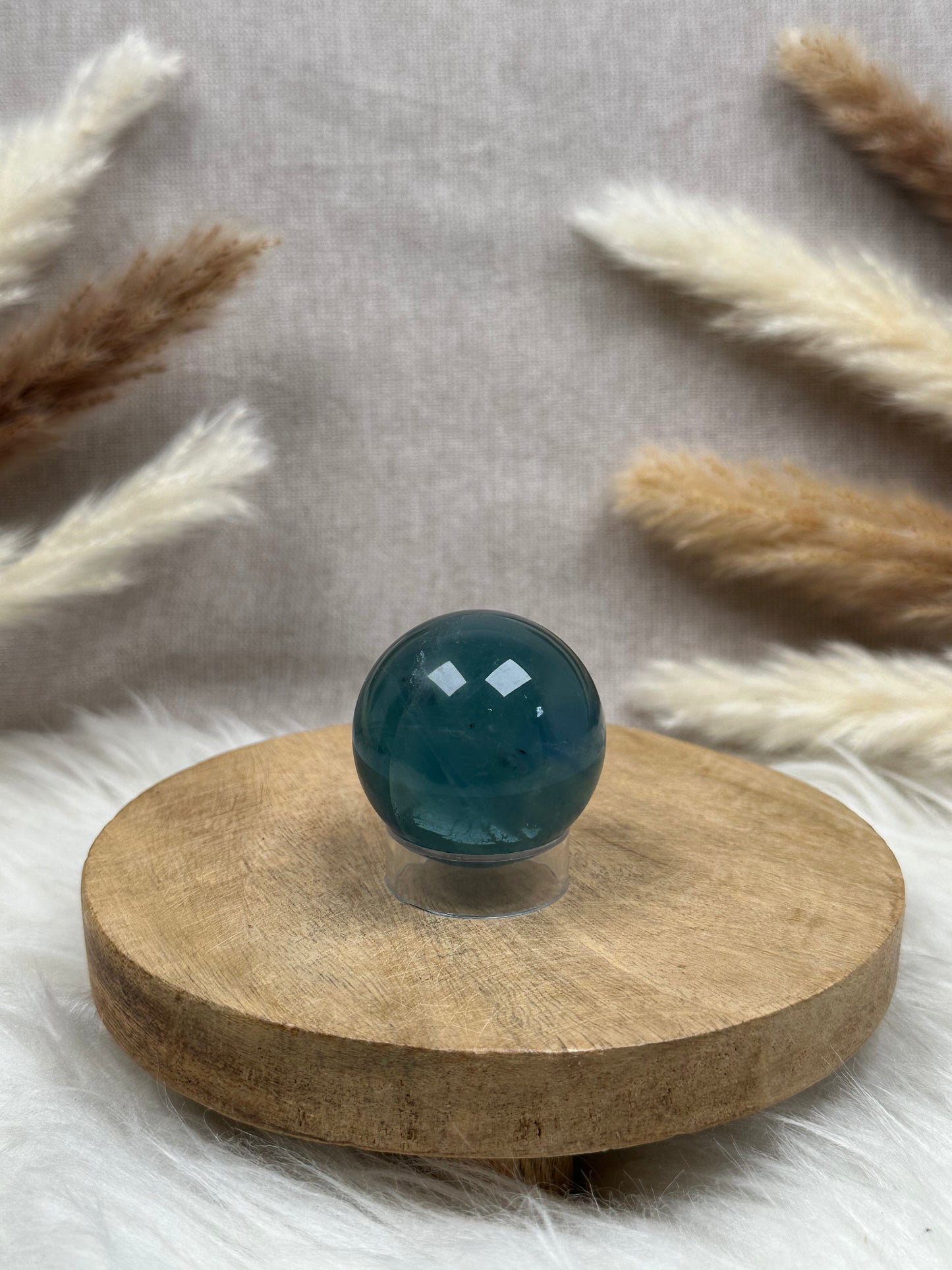 Blaue Fluorit Kugel (2)