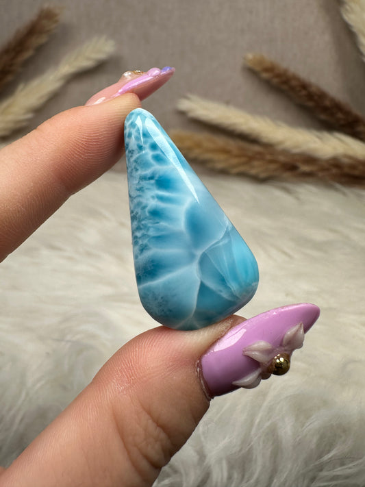 Larimar Cabochon (high quality)