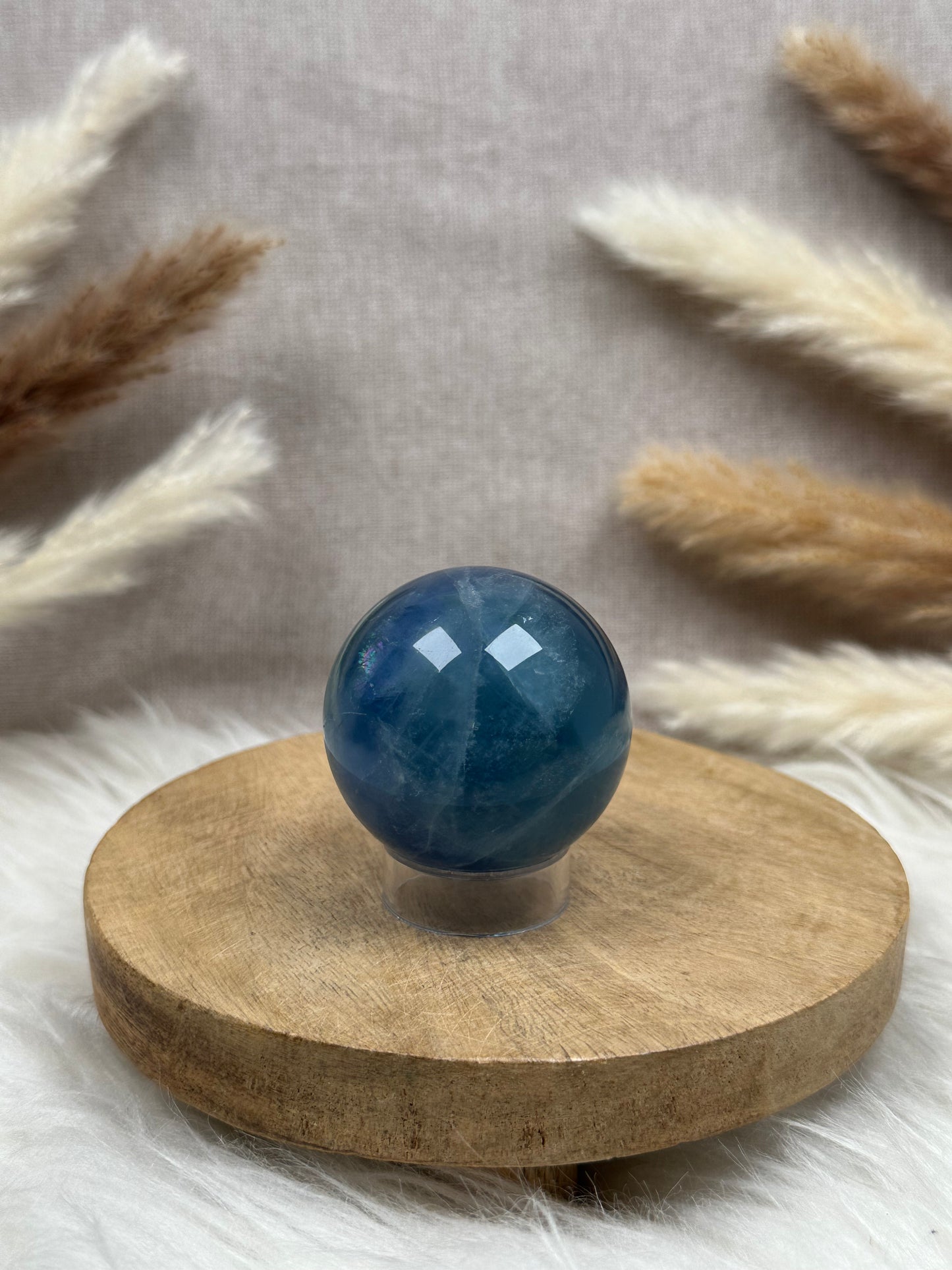 Blaue Fluorit Kugel (4)