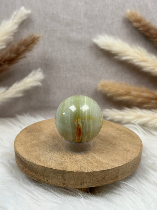 Onyx-Marmor Kugel (1)