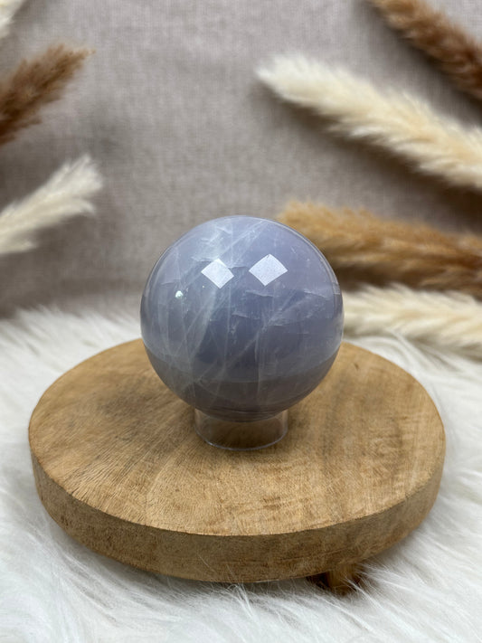 Blaue Rosenquarz Kugel (4)