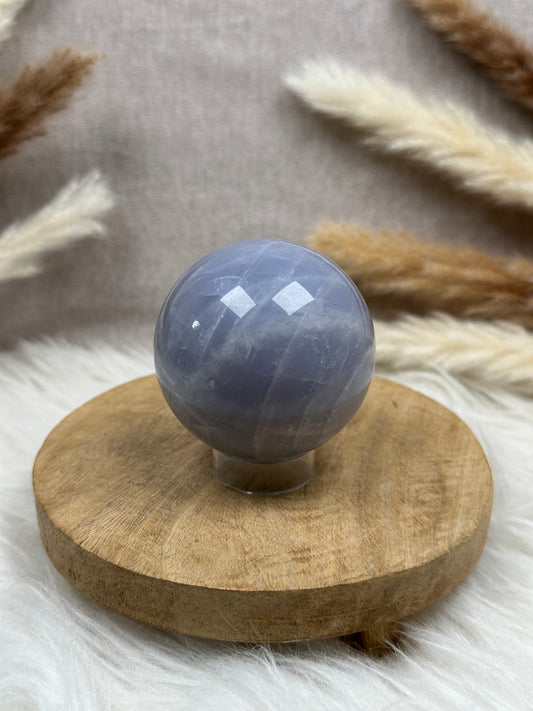 Blaue Rosenquarz Kugel (3)