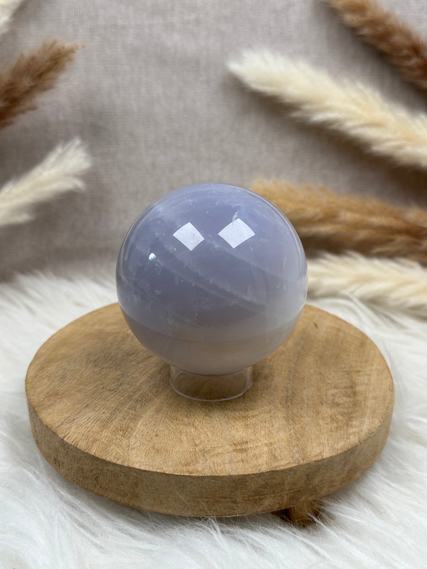 Blaue Rosenquarz Kugel (5)