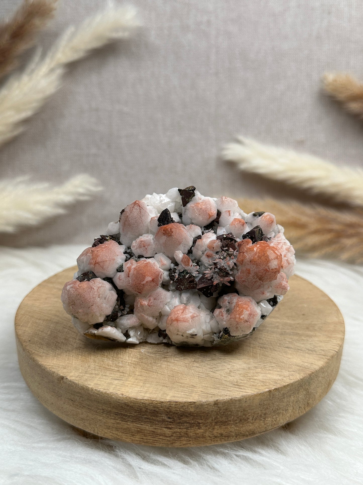 Quarz mit Hämatit & Pyrit Cluster (4)