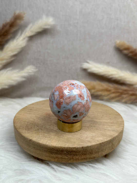 Cotton Candy Achat Kugel (1)