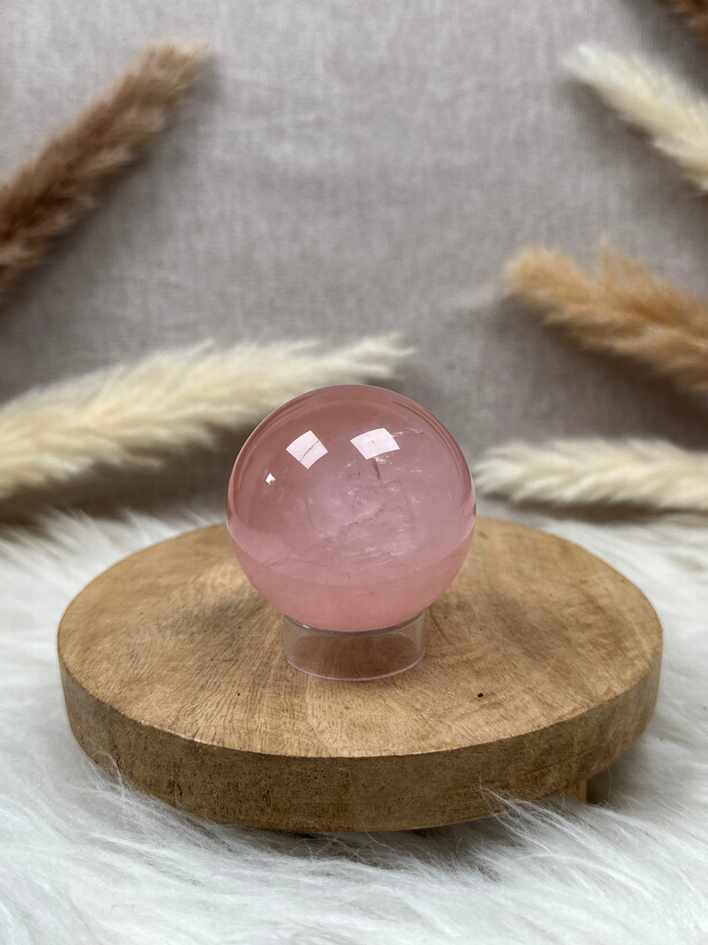 Pinke Rosenquarz Kugel HQ (6)