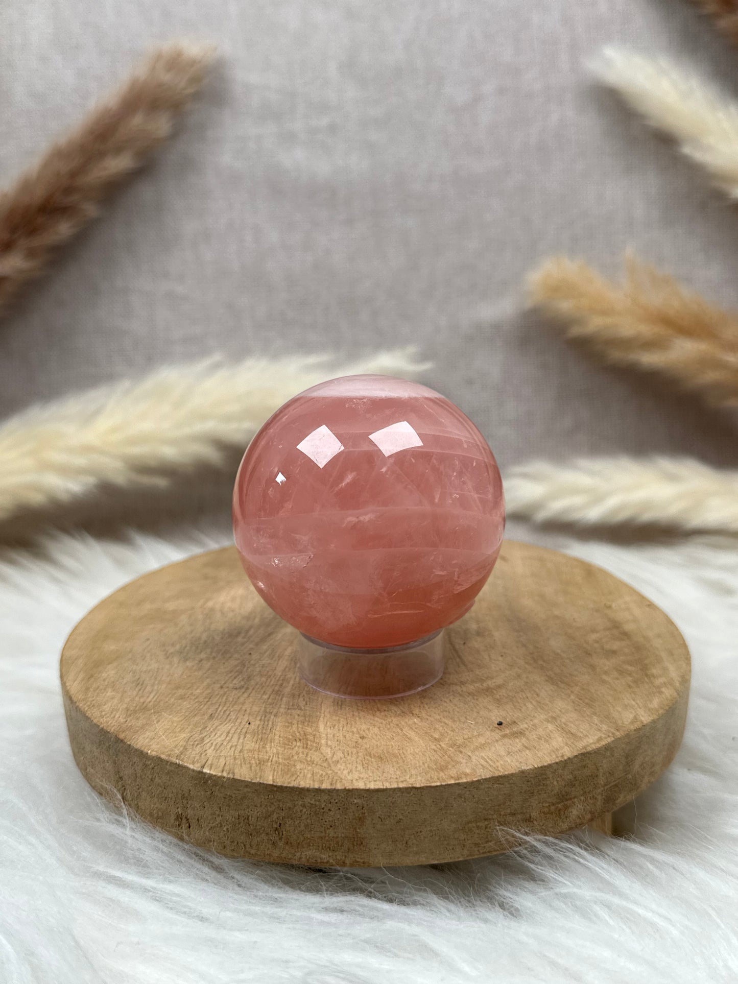 Pinke Rosenquarz Kugel HQ (8)