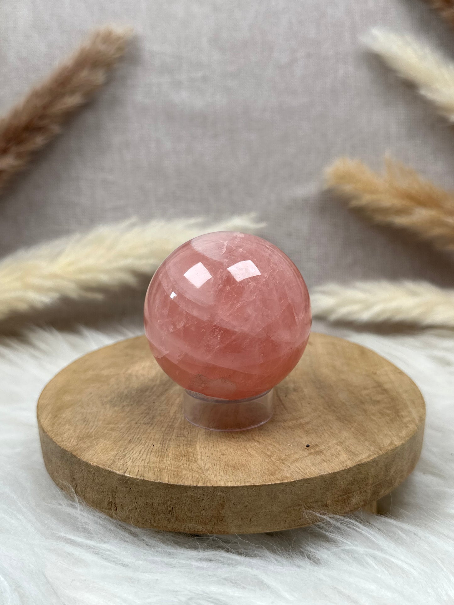 Pinke Rosenquarz Kugel HQ (8)