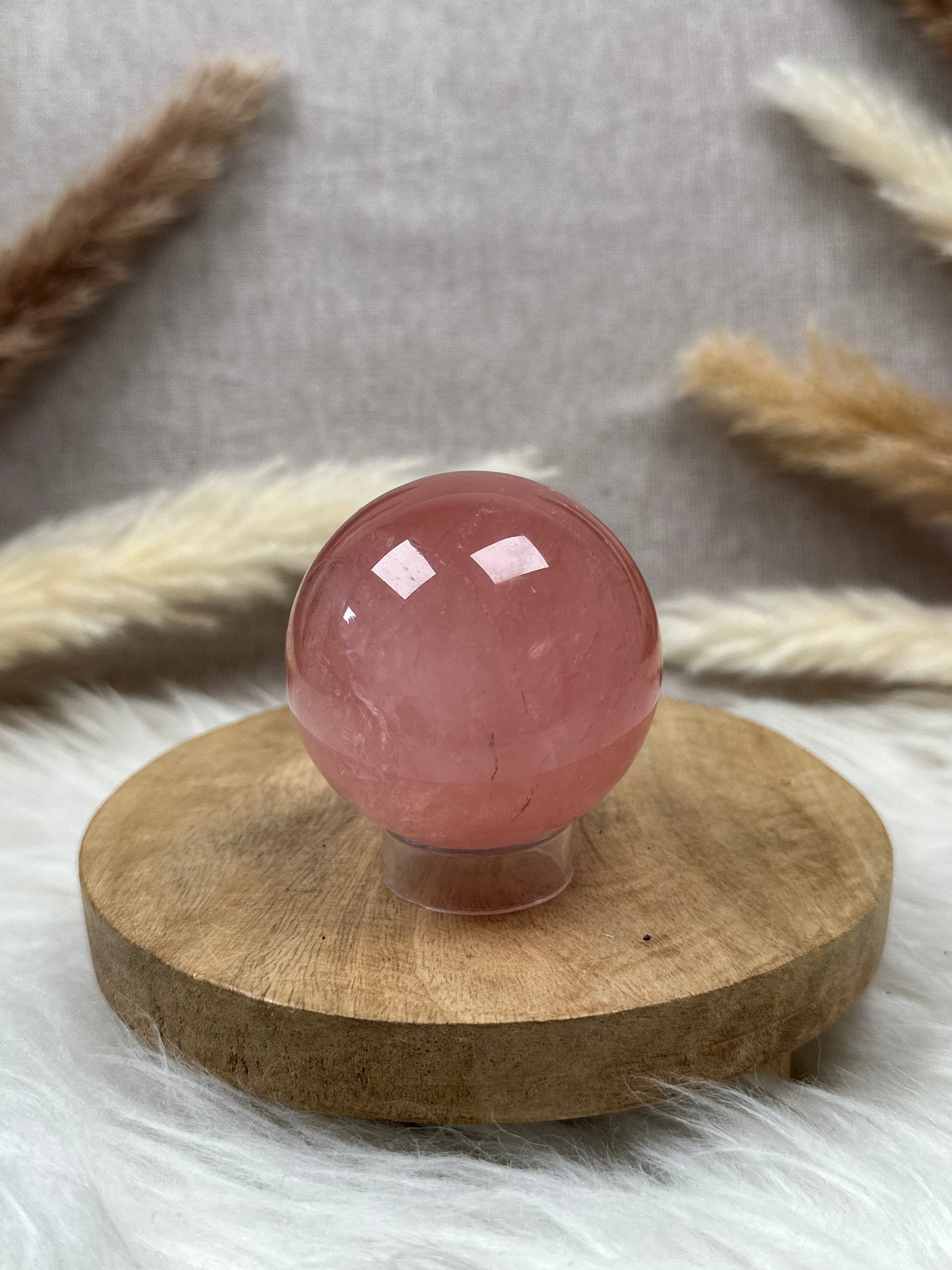 Pinke Rosenquarz Kugel HQ (10)
