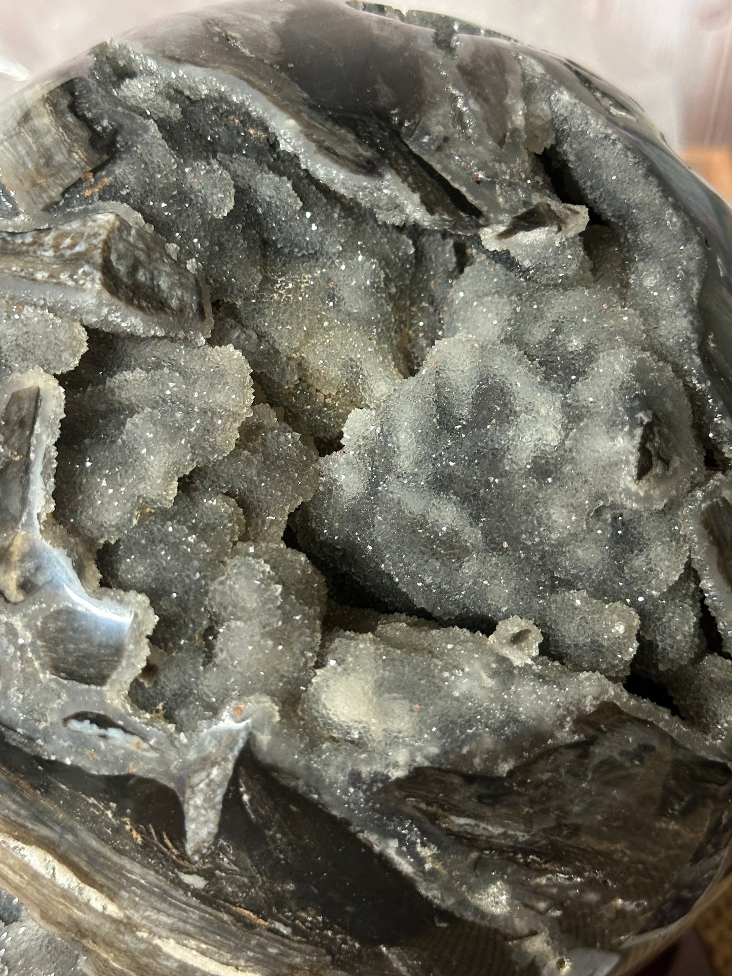 XXL Chalcedon (Sphalerit) Kugel