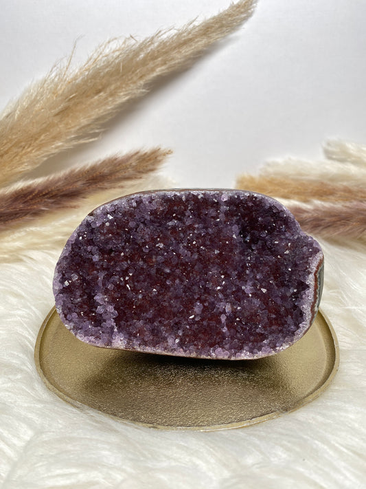 Amethyst Freiform mit Hämatit (1)