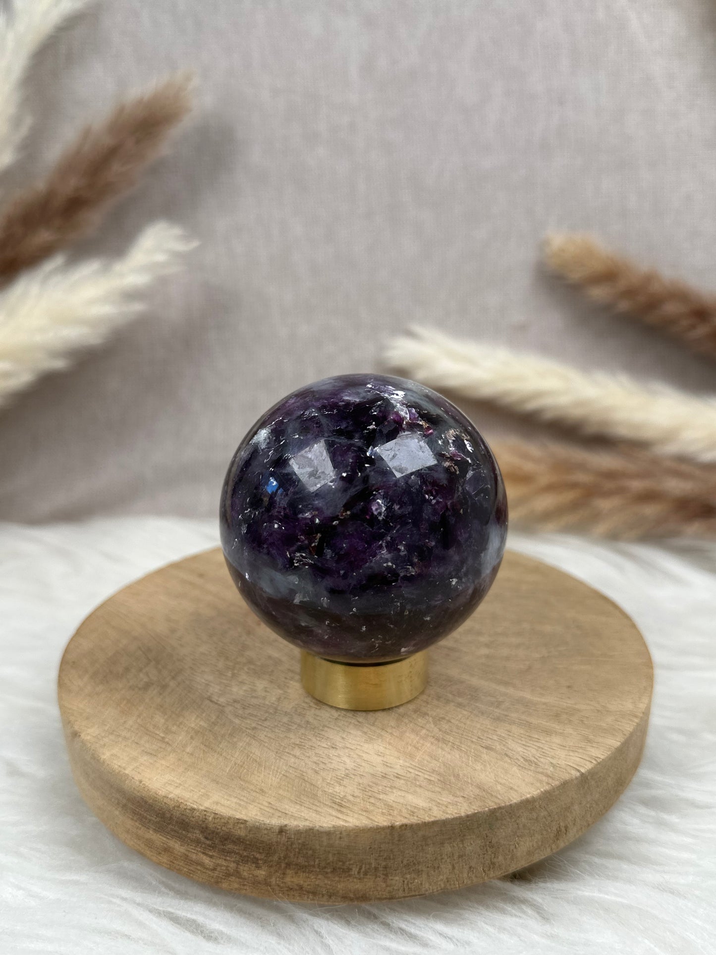 Lepidolith Kugel (3)