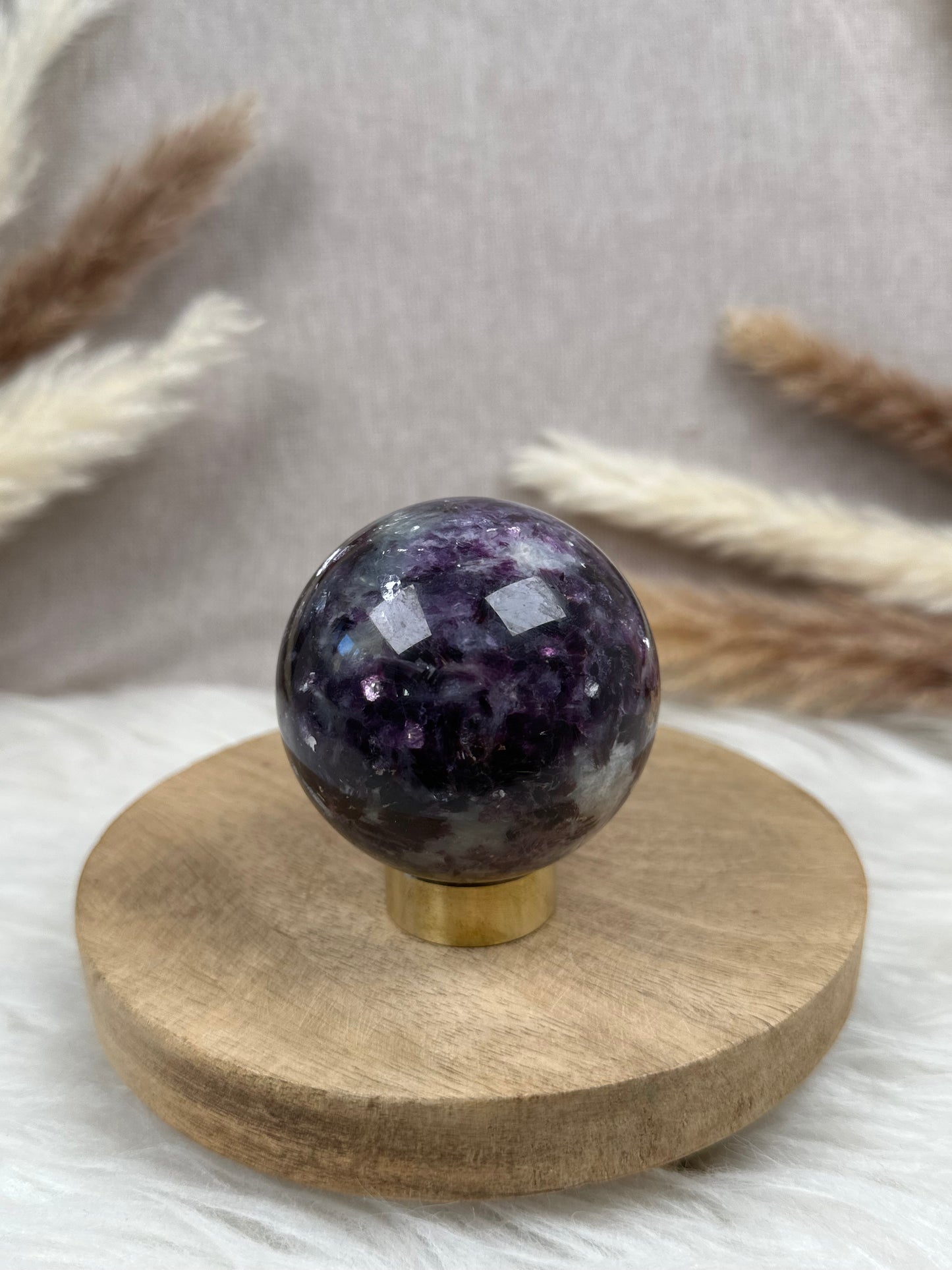 Lepidolith Kugel (3)