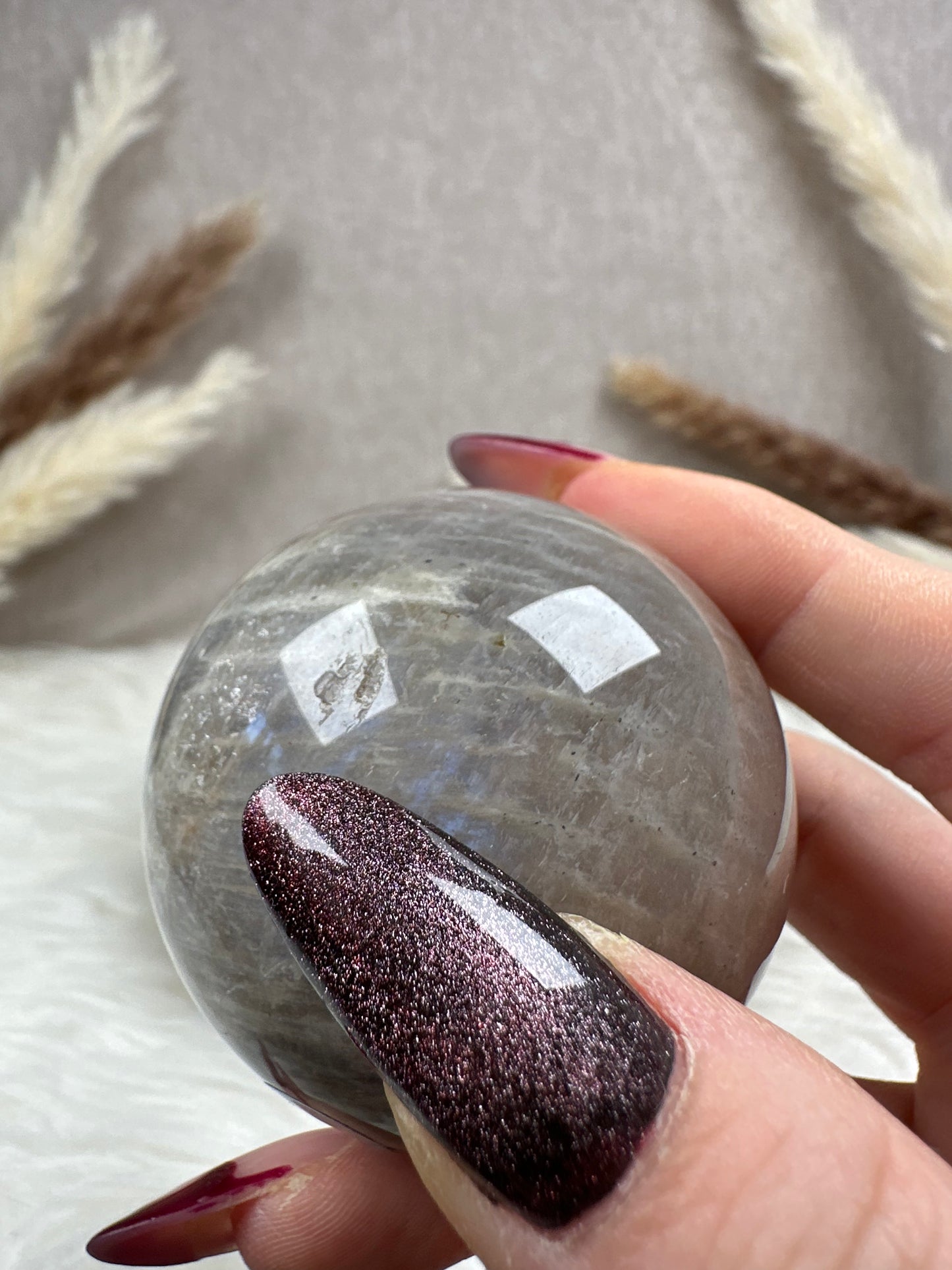 Mondstein Kugel (4) B-Ware