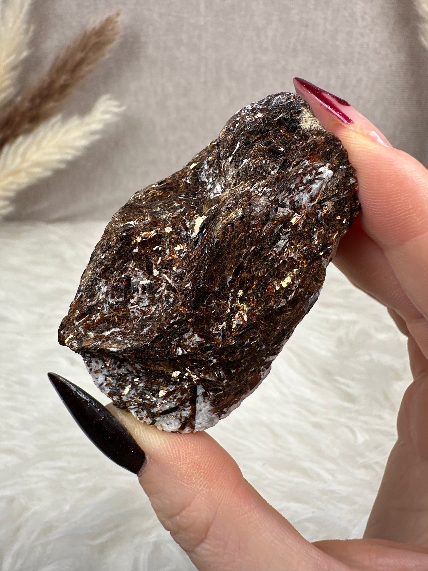 Astrophyllit Rohstein (1)