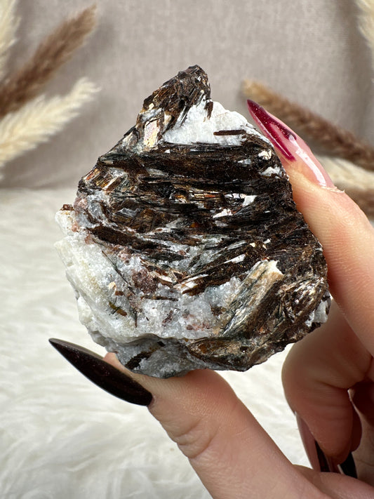 Astrophyllit Rohstein (2)