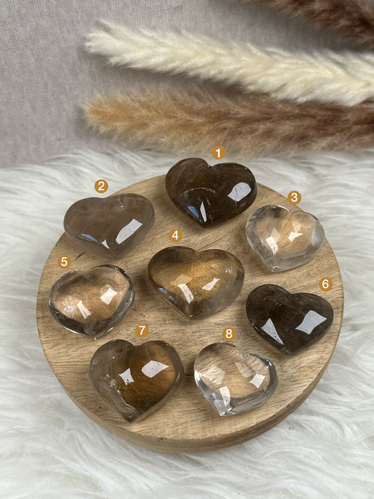 Rauchquarz Herzen