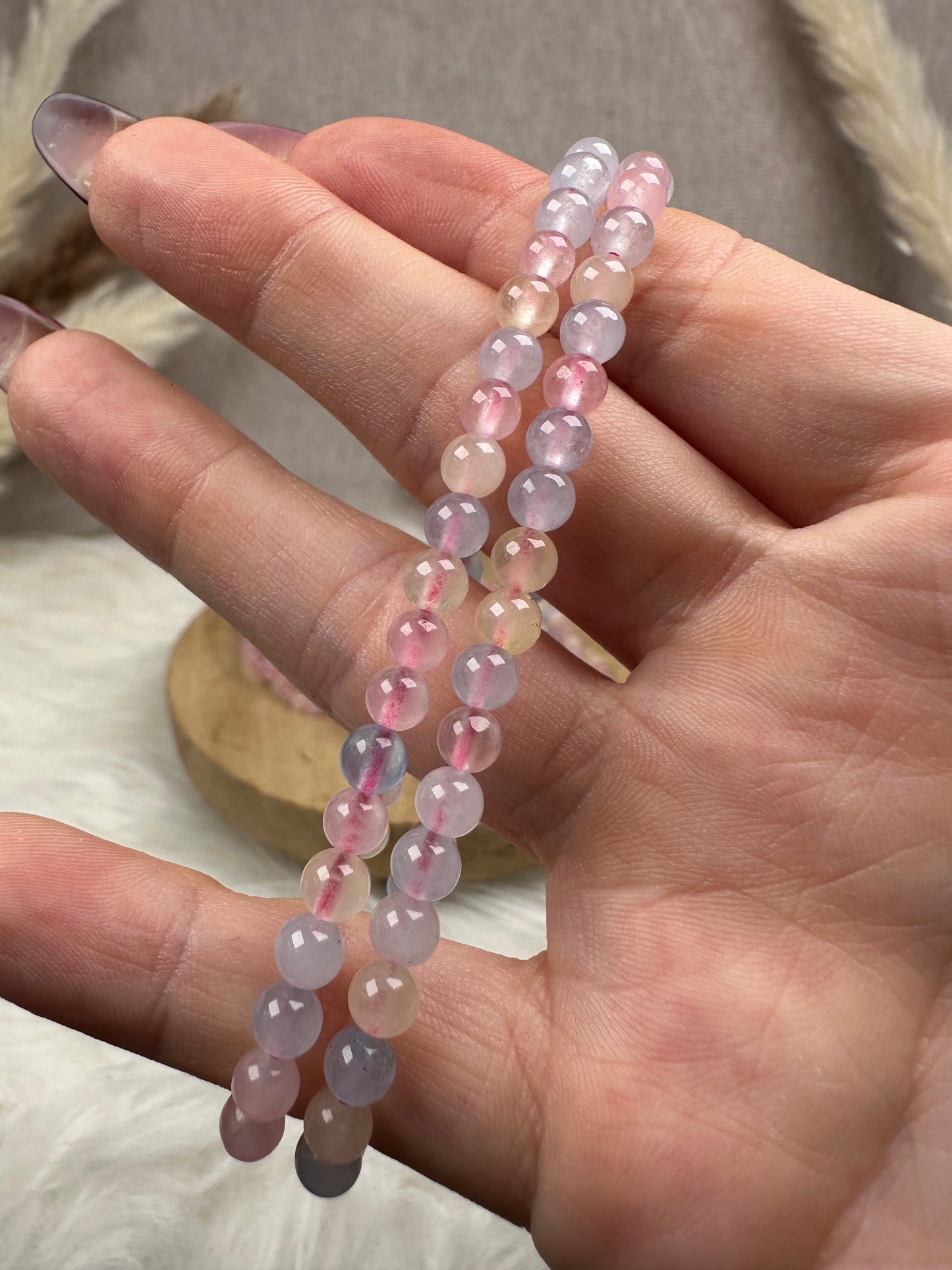 Morganit / Beryll Armbänder