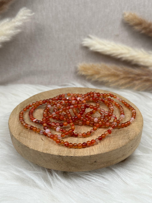 Karneol Armbänder (4 mm)