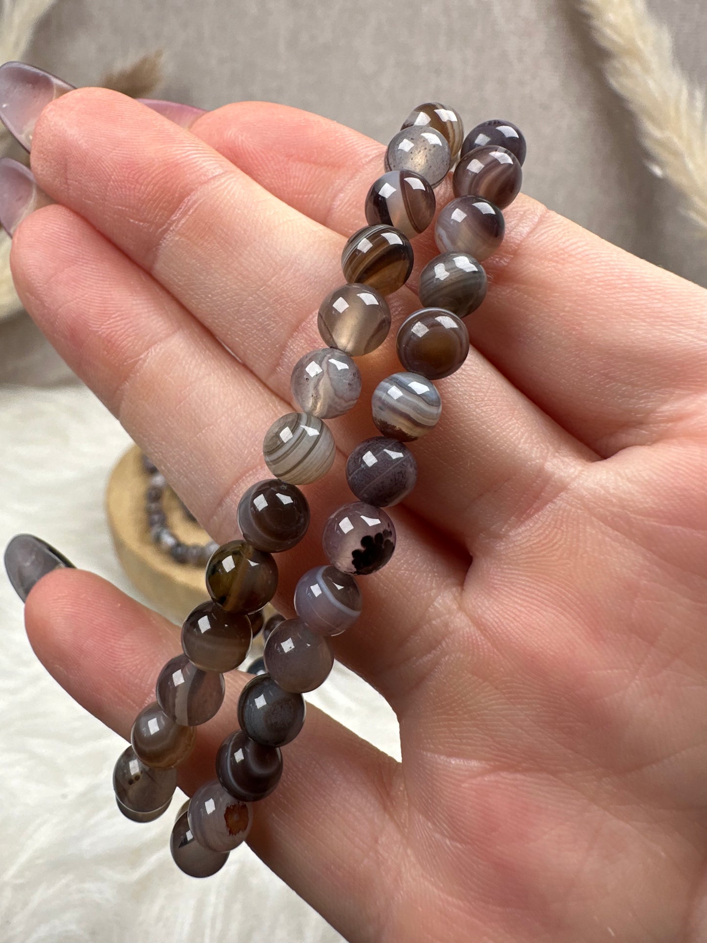 Botswana Achat Armbänder (6 mm)