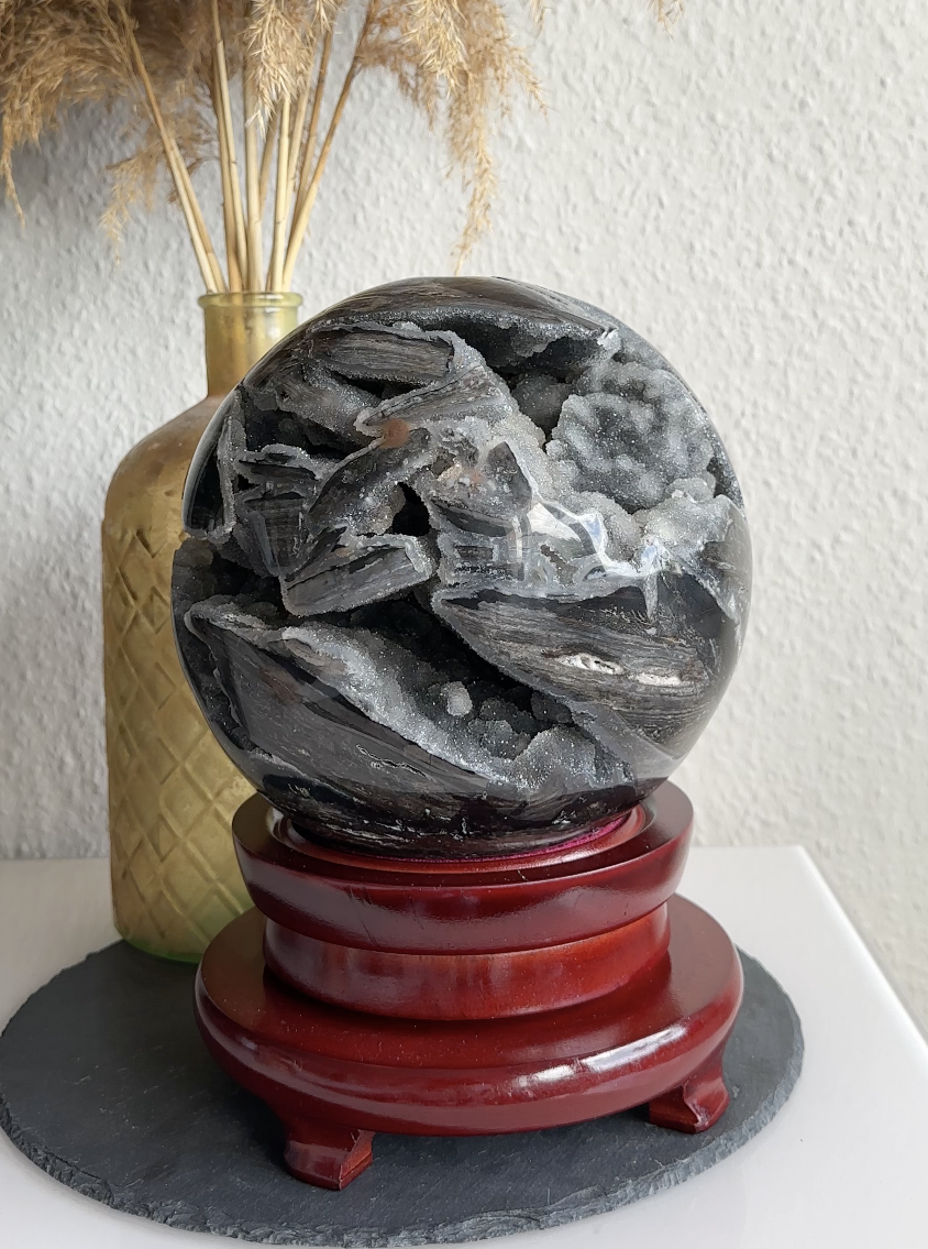 XXL Chalcedon (Sphalerit) Kugel